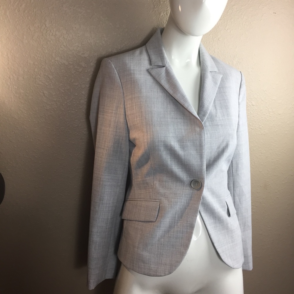 Express DesignStudio gray career blazer
